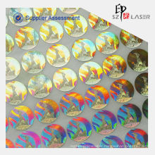Car logo wrap sticker, customized design with holographic effect